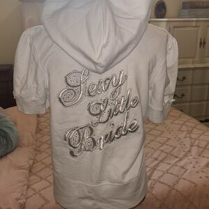 VS Sexy Little Bride Zip Up Short Sleeve Jacket L